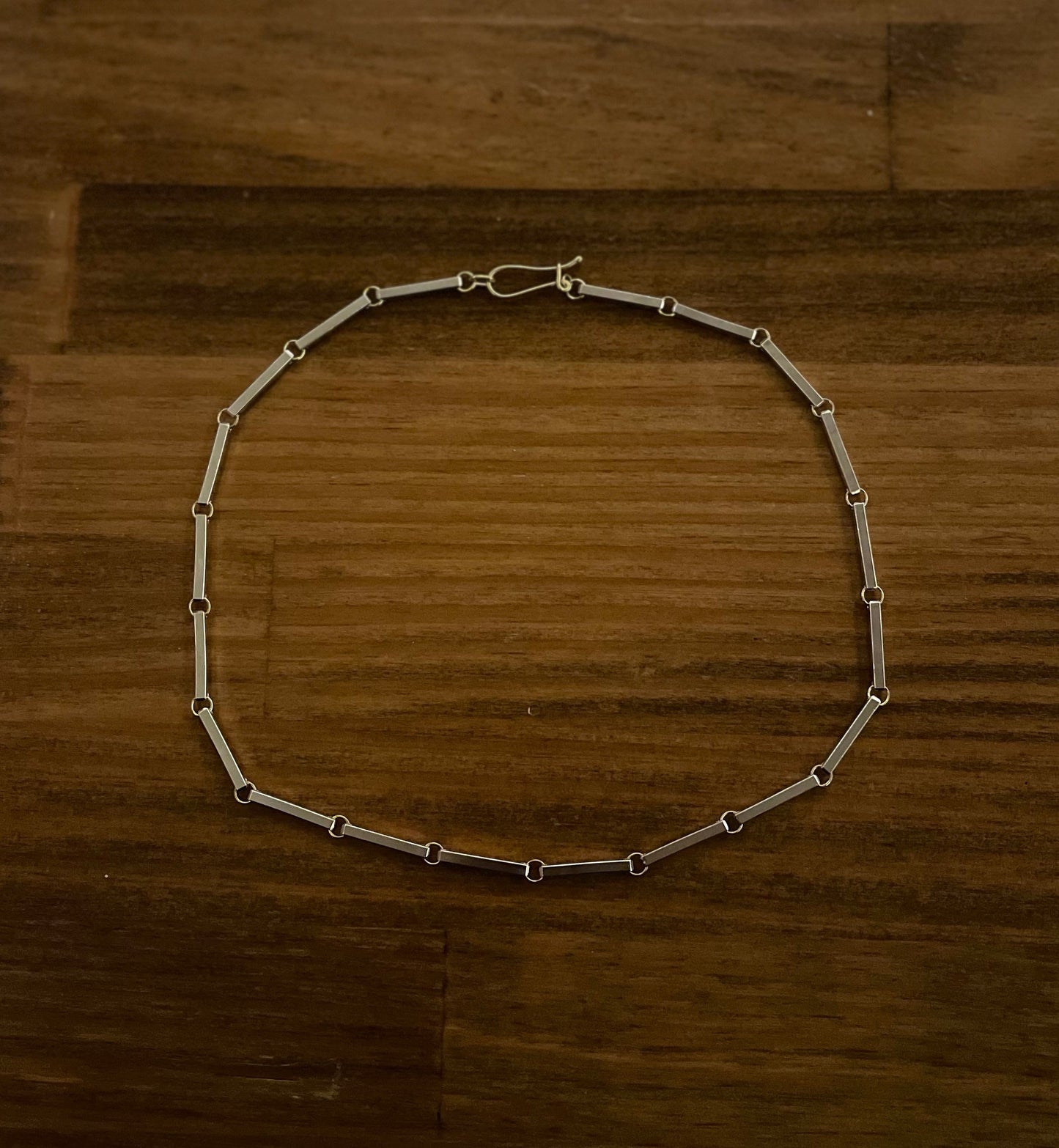 Sterling Silver and 18k Gold Necklace
