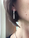 Square Peg Round Hole Post Earrings