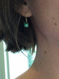 Turquoise and 18k Gold Earrings