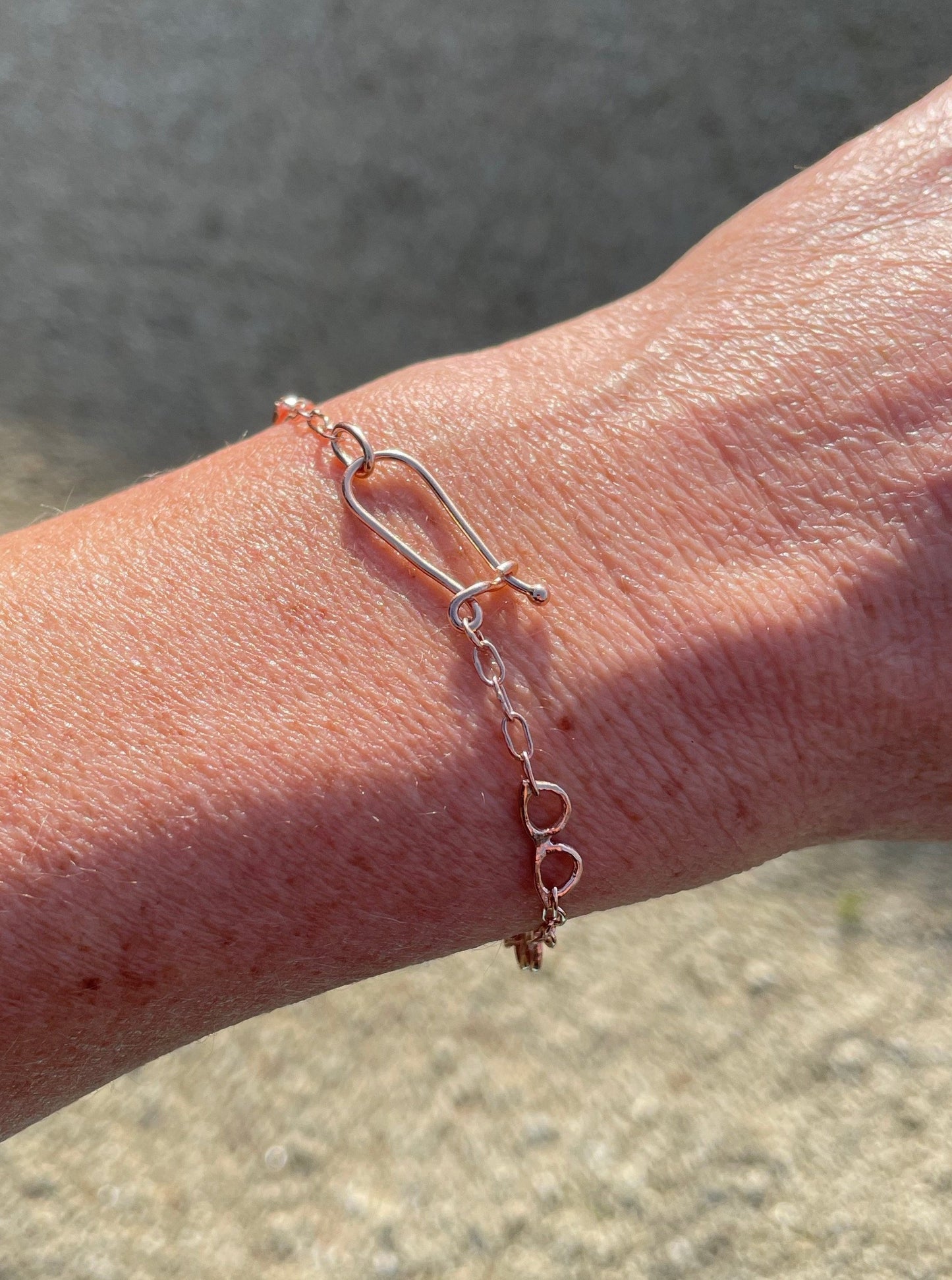 "Rose Colored Glasses" Bracelet - in 14k Rose Gold