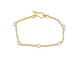 Handmade Chain Bracelet in 18k Gold