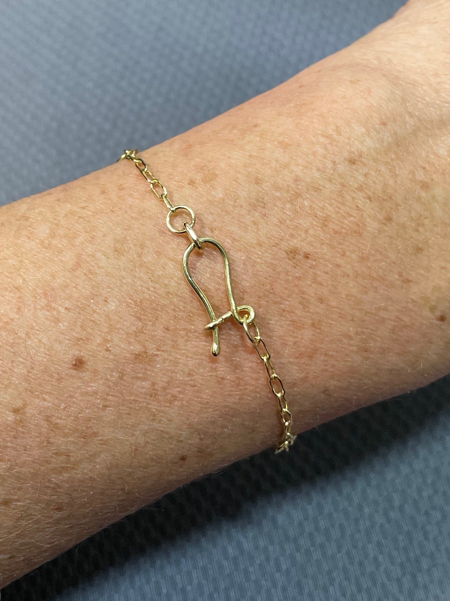 Handmade Chain Bracelet in 18k Gold